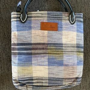 Sama Sama plaid mini tote